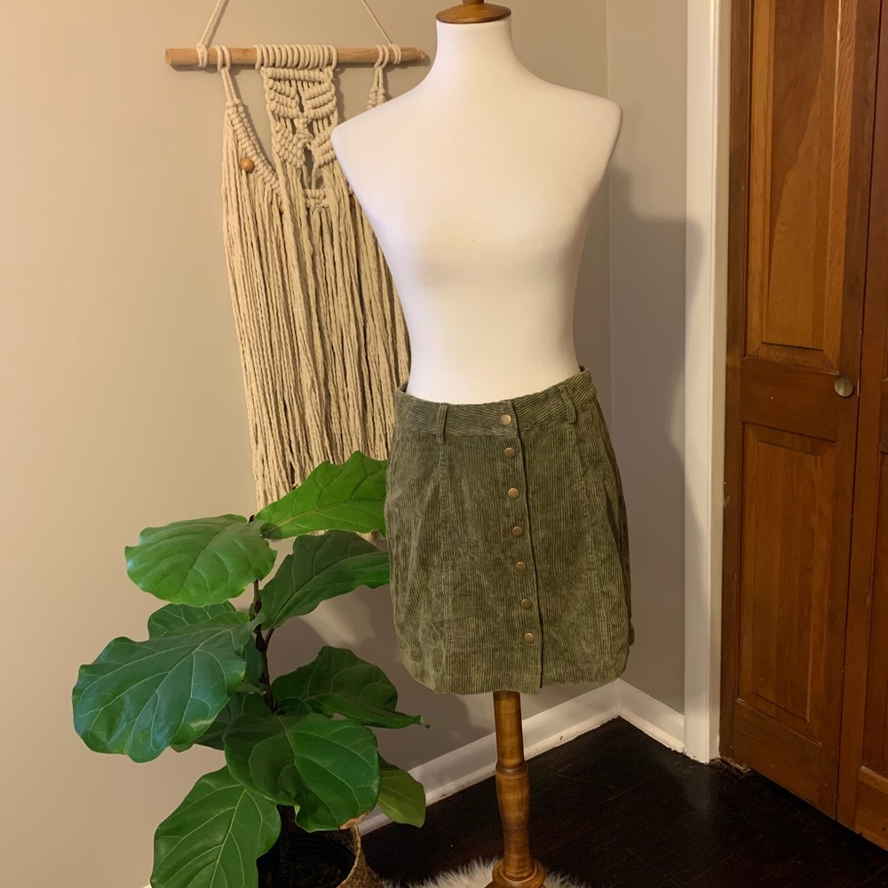 Corduroy skirt